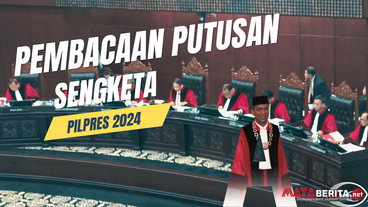 Mahkamah Konstitusi (MK) membacakan hasil sengketa permohonan perkara Perselisihan Hasil Pemilihan Umum Presiden dan Wakil Presiden 2024