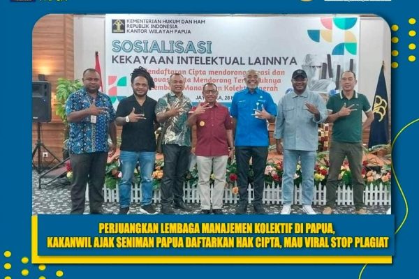 Dorong Kreasi dan Inovasi serta Terbentuknya LMK, Kanwil Kemenkumham Papua Gelar Kerjasama dengan Dinas Pariwisata