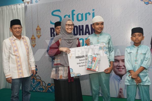 Bangkitkan Energi Kebersamaan, Pertamina dan Kementerian BUMN Sediakan 1.000 Paket Sembako Murah di Kampar