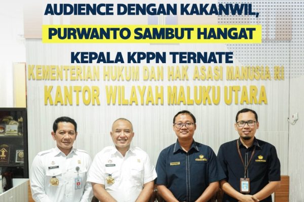 Kanwil Kemenkumham Malut Kedatangan KPPN Ternate, Diskusi Hangat Pengelola Keuangan Terlaksana