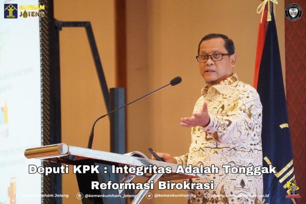 Deputi KPK : Integritas adalah Tonggak Reformasi Birokrasi