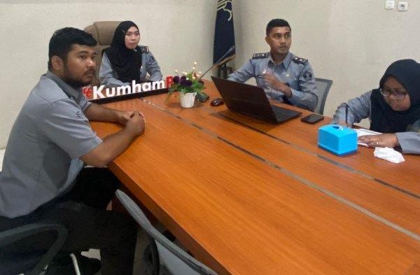 Kanwil Kemenkumham Malut Turut Serta Sosialisasi Penguatan Peran Itjen dalam Pembangunan Zona Integritas