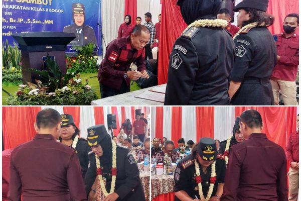 Kadiv Pas Jadi Saksi atas Sertijab dan Pelepasan Kepala Bapas Kelas II Bogor