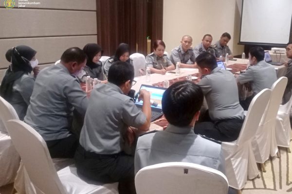 Kanwil Kemenkumham Jabar Ikuti Entry Meeting Reviu SAKIP