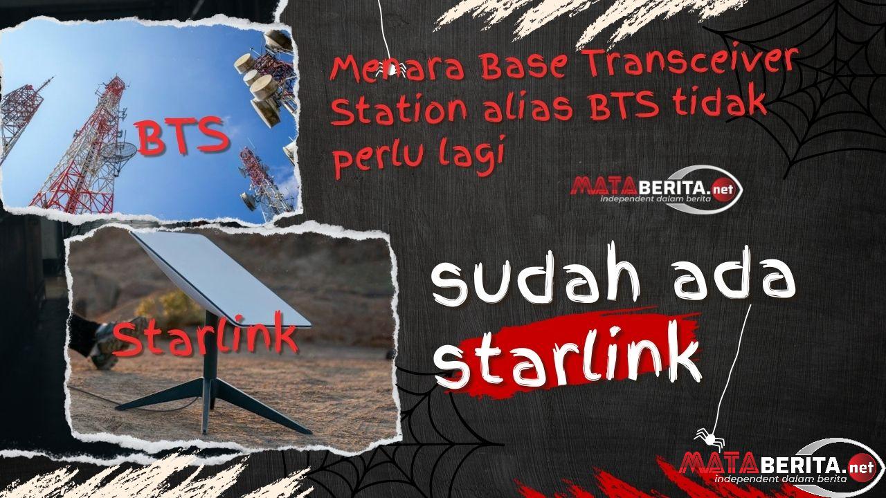 Sudah Ada Starlink, Luhut : BTS Nggak Perlu Lagi!