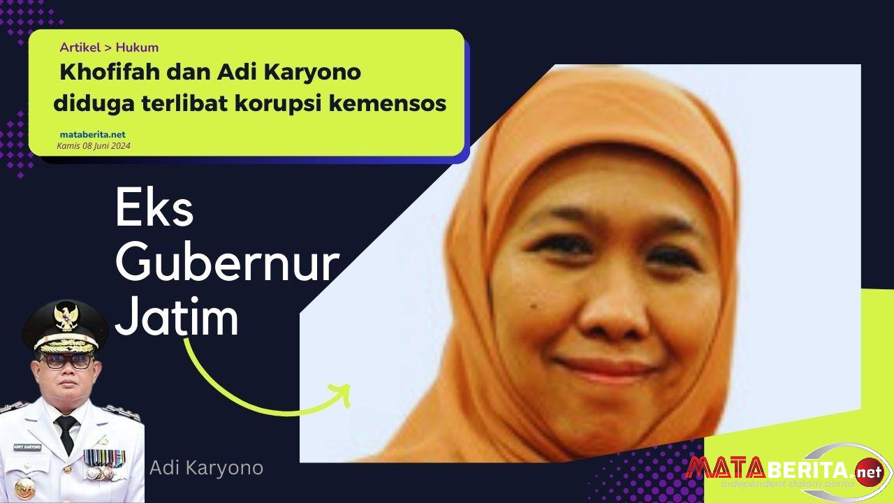 Khofifah Indar Parawansa Terlibat Kasus Rp 98 Miliar?