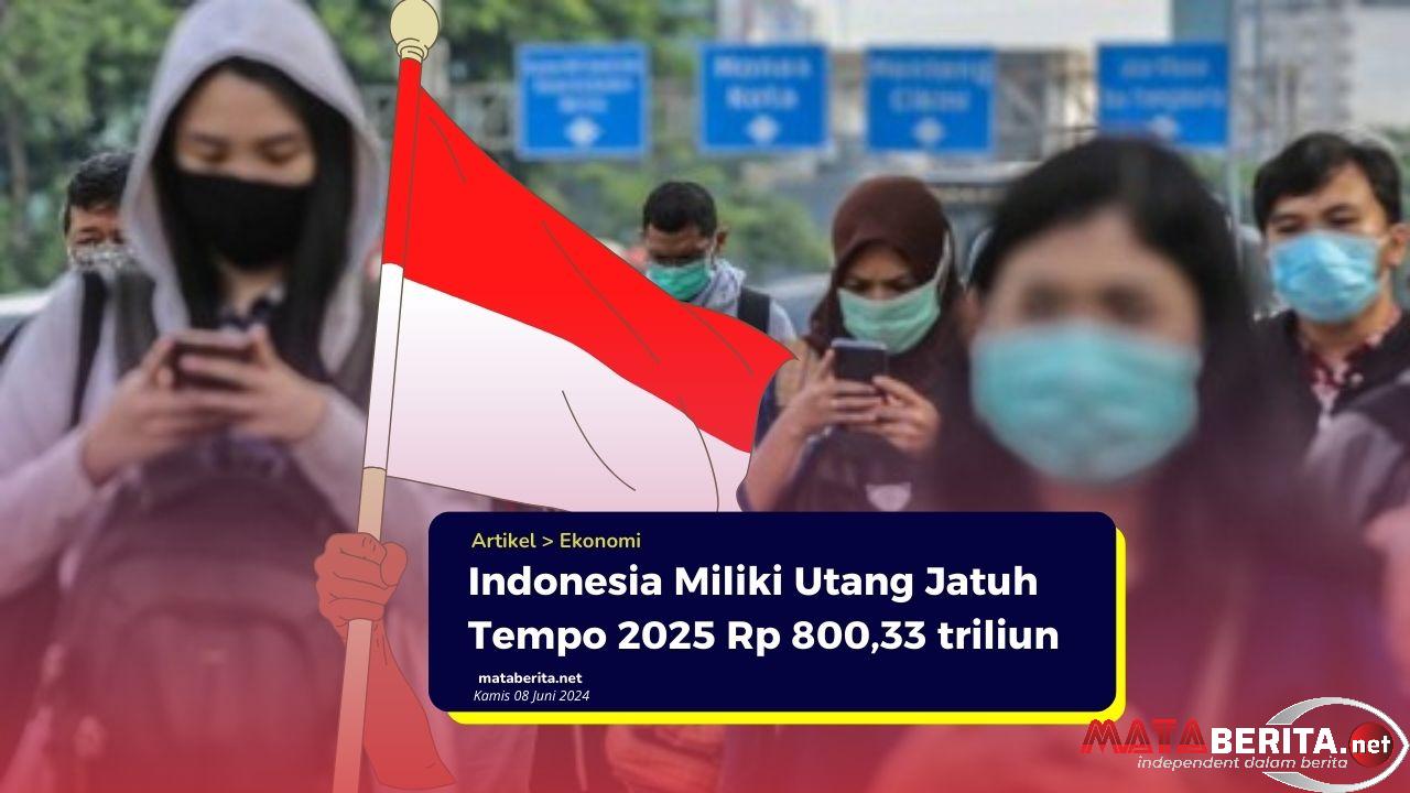 Tahun 2025 Indonesia Harus Bayar Utang Rp 800,33 Triliun