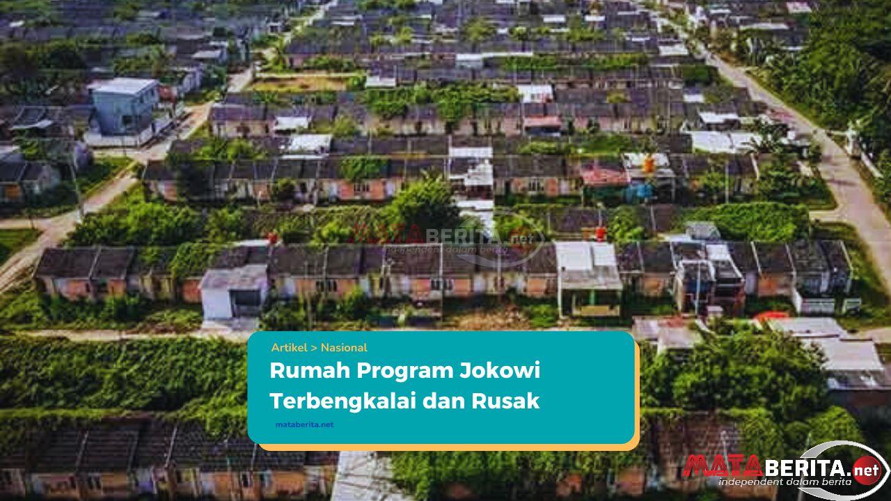 Rumah Murah Jokowi Terbengkalai