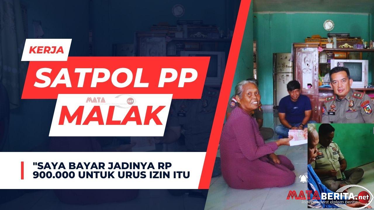 Satpol PP Palak Nenek Mardiana Sebesar Rp 3 Juta