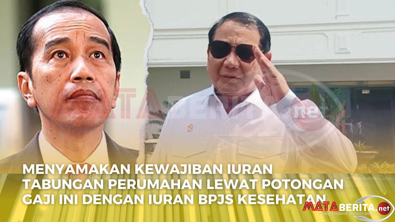 Polemik Tapera, Prabowo : Cari Solusi Terbaik, ini Kata Jokowi