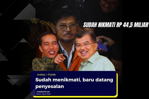 Korupsi Rp 44,5 Miliar, SYL Minta Jokowi dan JK Jadi Saksi Meringankan