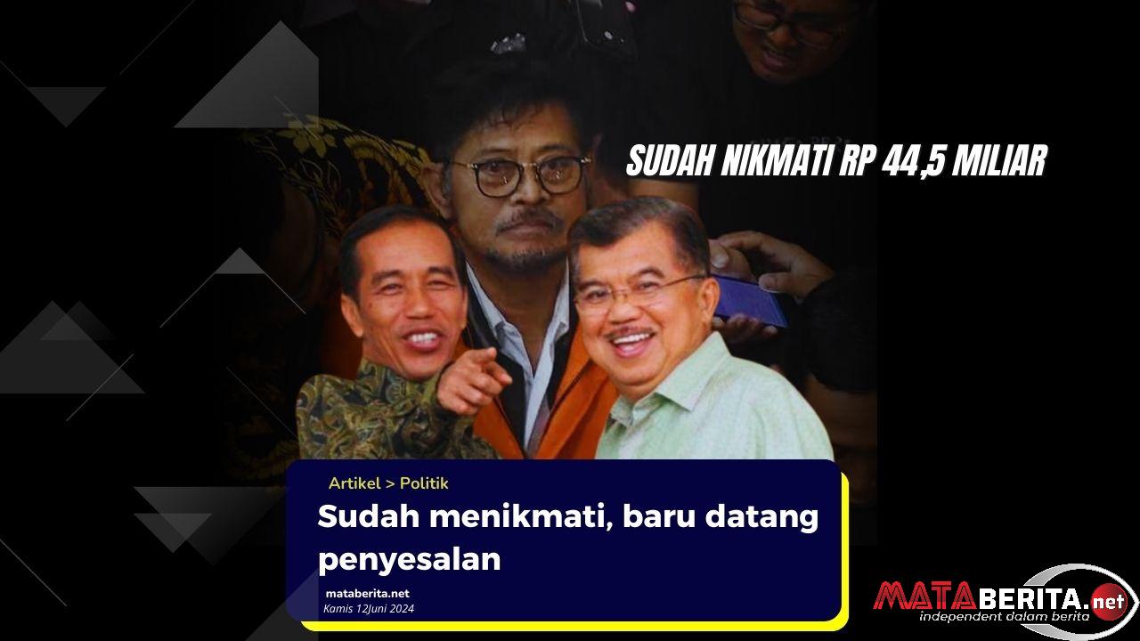 Korupsi Rp 44,5 Miliar, SYL Minta Jokowi dan JK Jadi Saksi Meringankan