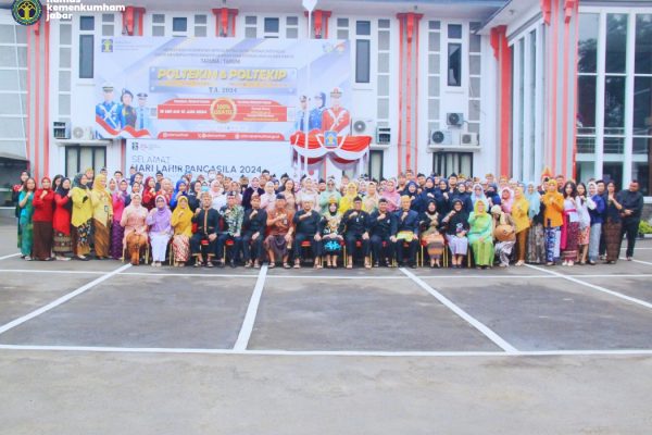 Kemenkumham Jabar Peringati Lahirnya Pancasila sebagai Pemersatu Bangsa menuju Indonesia Emas 2045