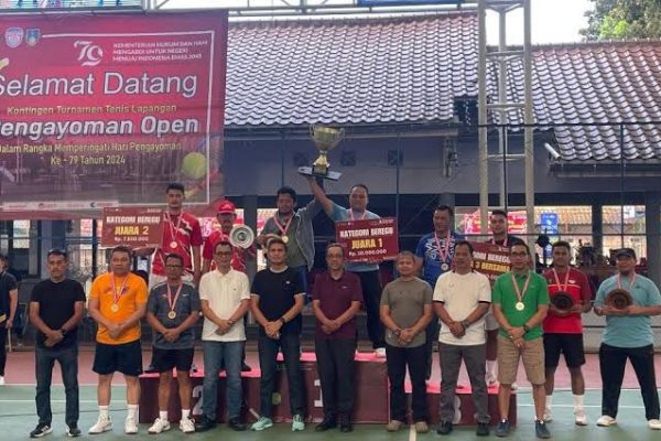 Kemenkumham DKI Jakarta Raih Juara Ketiga dalam Turnamen Tenis Pengayoman 2024