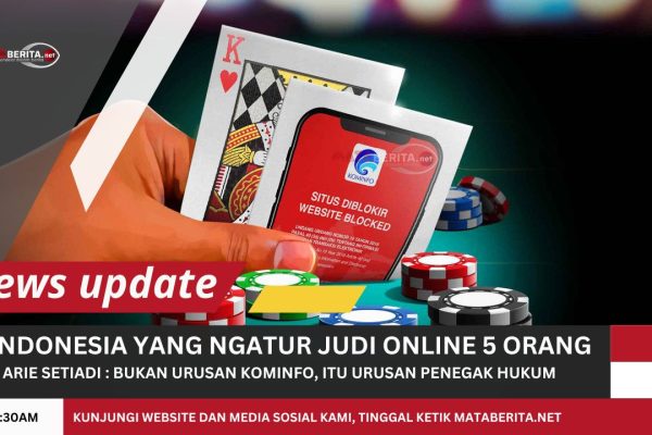 Jokowi : Laporkan Tindakan Judi Online, Budi Arie : Yang Ngatur Judi Online di Indonesia 5 Orang