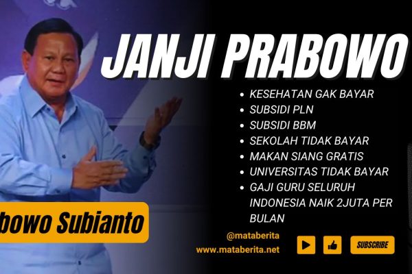 Video : Ingat Janji Prabowo Tidak Pintar Bohong, Gaji Guru Naik Sekolah Tidak Bayar