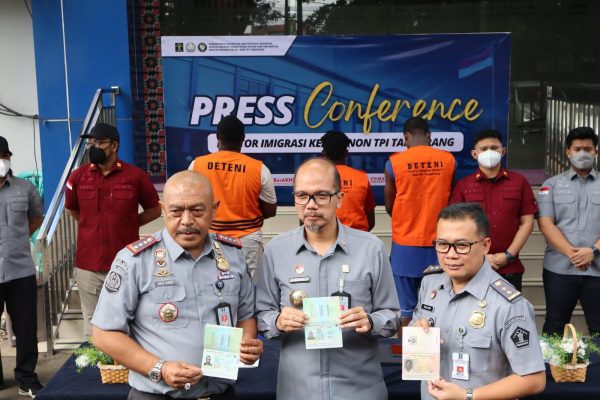 Kanim Tangerang Berhasil Amankan 3 WNA Nigeria Overstay