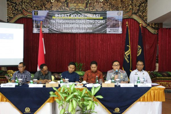 Kanim Denpasar Laksanakan Rakor TIMPORA di Kabupaten Tabanan