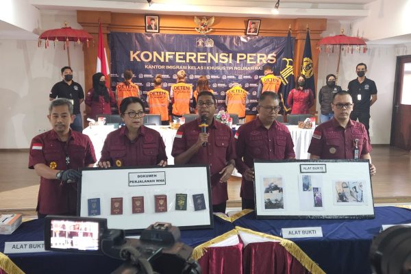 Imigrasi Ngurah Rai Beroperasi Penertiban Orang Asing dan Amankan WNA Overstay Plus Dugaan Narkotika