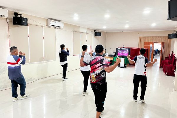 Senam Kebugaran Jasmani Dorong ASN Kanwil Kemenkumham Malut Tingkatkan Imunitas