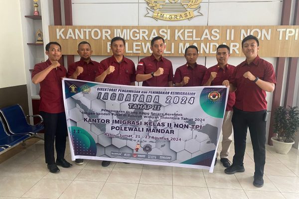 Cegah Pelanggaran Keimigrasian, Imigrasi Polman Gelar Operasi Jagratara Tahap II