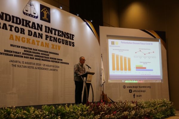 Pendidikan Intensif IKAPI, Dirjen AHU Tekankan Pentingnya Integritas dan Profesionalitas Kurator dan Pengurus