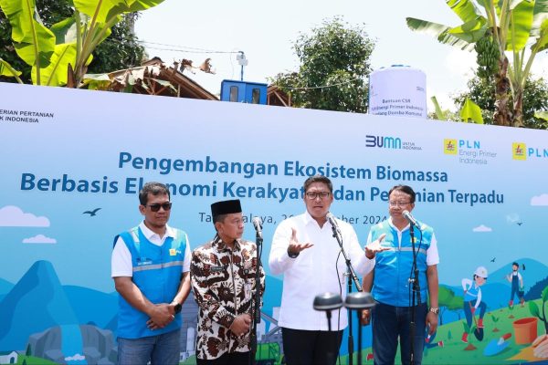 Wakil Menteri Pertanian Sudaryono, Hadiri Peresmian Pengembangan Ekosistem Biomassa di Tasikmalaya