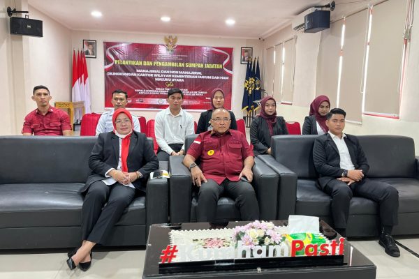 Antusiasme Kanwil Kemenkumham Malut Ikuti Webinar Series 2 BPSDM Hukum dan HAM