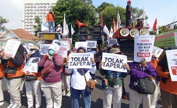 Sebanyak 11 Serikat Buruh Gugat Undang-undang Nomor 4 Tahun 2016 Tentang Tabungan Perumahan Rakyat ke Mahkamah Konstitusi