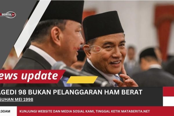 Menko Kumham Yusril : Peristiwa 1998 Bukan Pelanggaran HAM Berat Menko Kumham Yusril : Peristiwa 1998 Bukan Pelanggaran HAM Berat