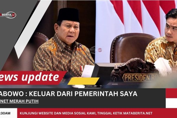 Kabinet Merah Putih yang Tidak Dukung Makan Bergizi Gratis, Prabowo : Keluar Dari Pemerintah Saya