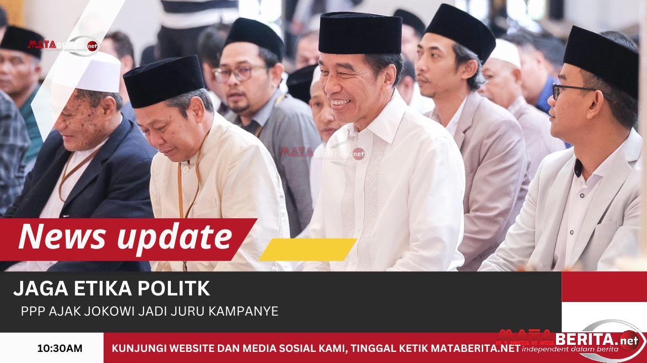 Jokowi Jadi Juru Kampanye Luthfi-Taj Yasin, Lembaga Survei : Jaga Etika Politik