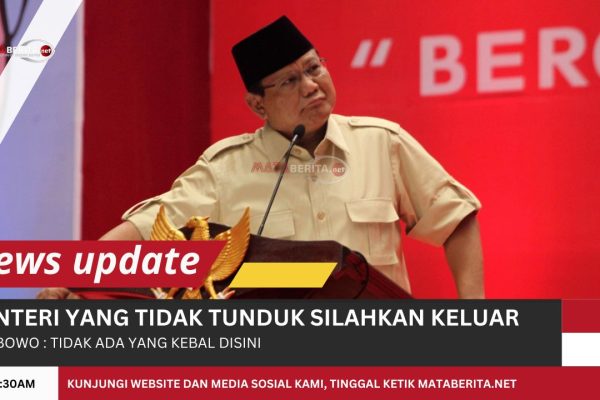 Video : Prabowo ke Menteri Kabinet Merah Putih Layani Masyarakat Jangan Persulit!