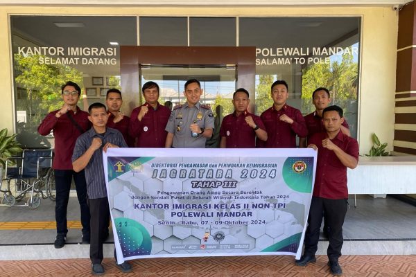 Lahir dari Tantangan Peningkatan Orang Asing, Kanim Polman Laksanakan Operasi Jagratara Tahap III