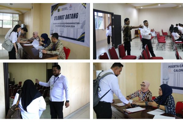 Pastikan Berjalan sesuai SOP, Kakanwil Agung Krisna Pantau Jalannya CAT Seleksi Pengangkatan Calon Notaris Tahun 2024