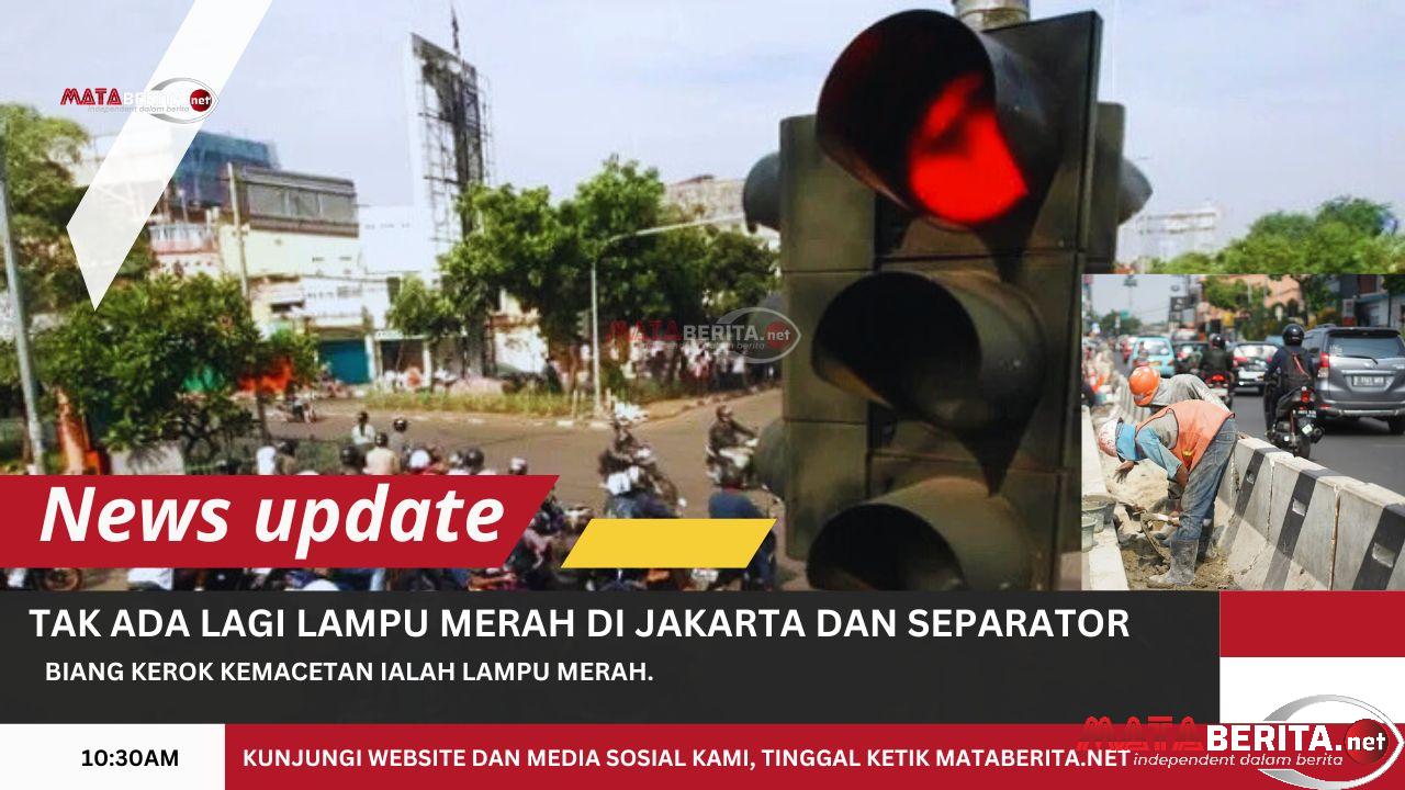 Dharma Pongrekun : Lampu Merah dan Separator Jalan Dicabut untuk Atasi Kemacetan di Jakarta