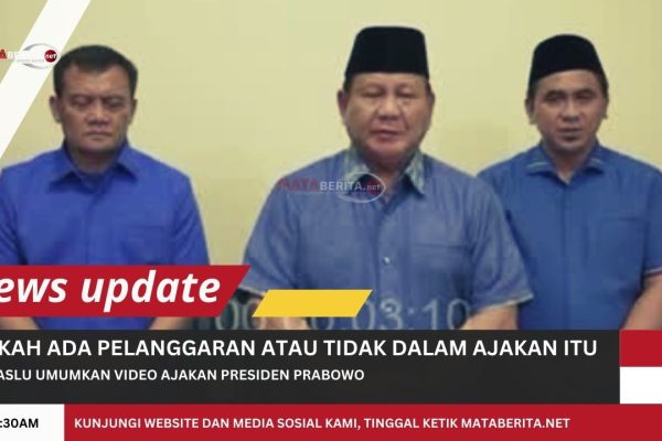 Bawaslu Umumkan Video Ajakan Presiden Prabowo Subianto