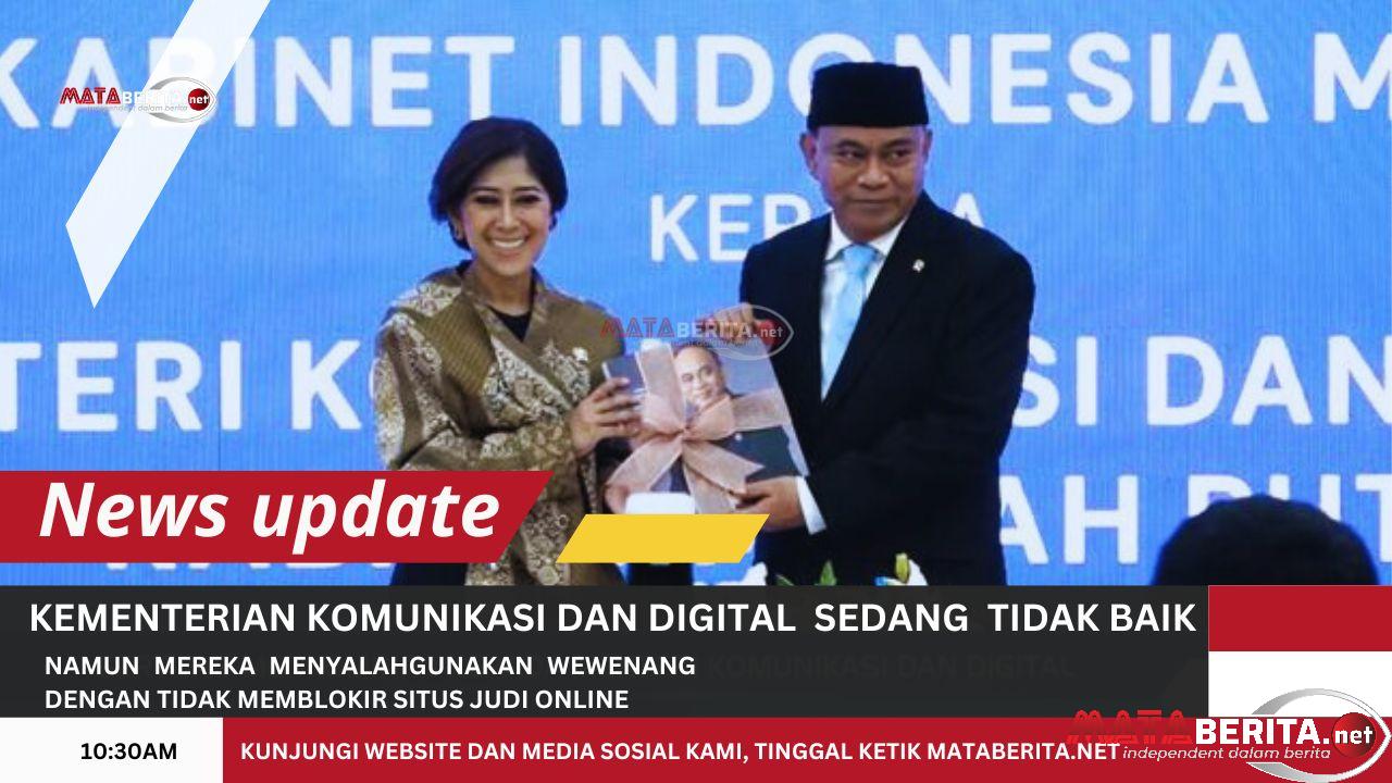 Pegawai Kementerian Komunikasi dan Digital Terlibat Judi Online