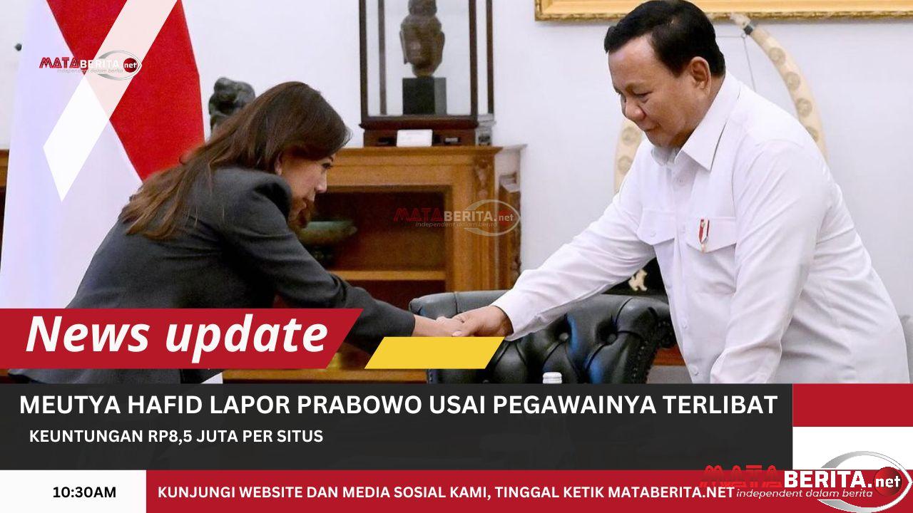 Anak Buahnya Terlibat Judol, Meutya Hafid Lapor Prabowo