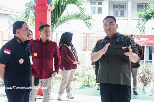 Staf Ahli Menkumham Bidang Politik dan Keamanan Apresiasi Pembangunan Zona Integritas Rutan Ternate