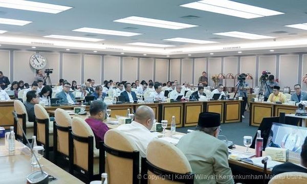 Raker Perdana dengan Komisi XIII DPR RI, Supratman Bahas Fokus Kerja Kementerian Hukum