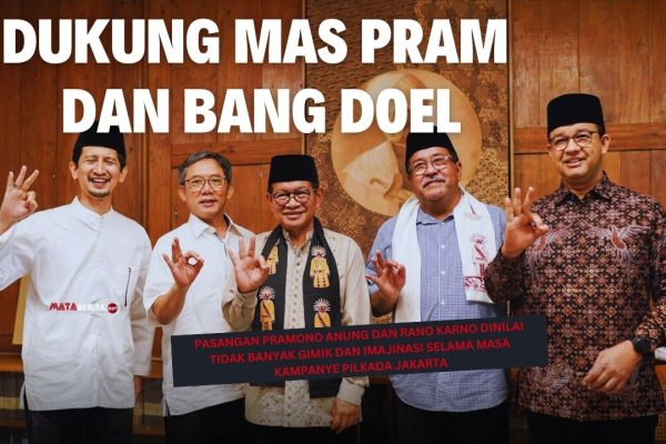 Kompak Foto Tiga Jari, Anies Fix Dukung Mas Pram dan Bang Doel Kompak Foto Tiga Jari, Anies Fix Dukung Mas Pram dan Bang Doel