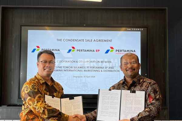 Regional Indonesia Timur Ekspor Perdana Kondensat ke Pasar Internasional 1,1 Juta Barel