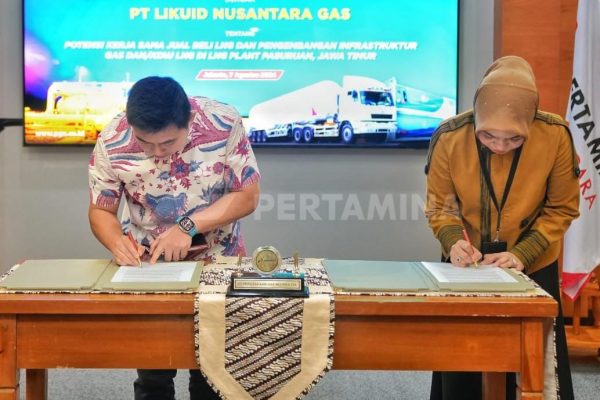 Gali Potensi Gas di Jawa Timur, PGN dan Likuid Nusantara Gas Tandatangani MoU Kerja Sama LNG