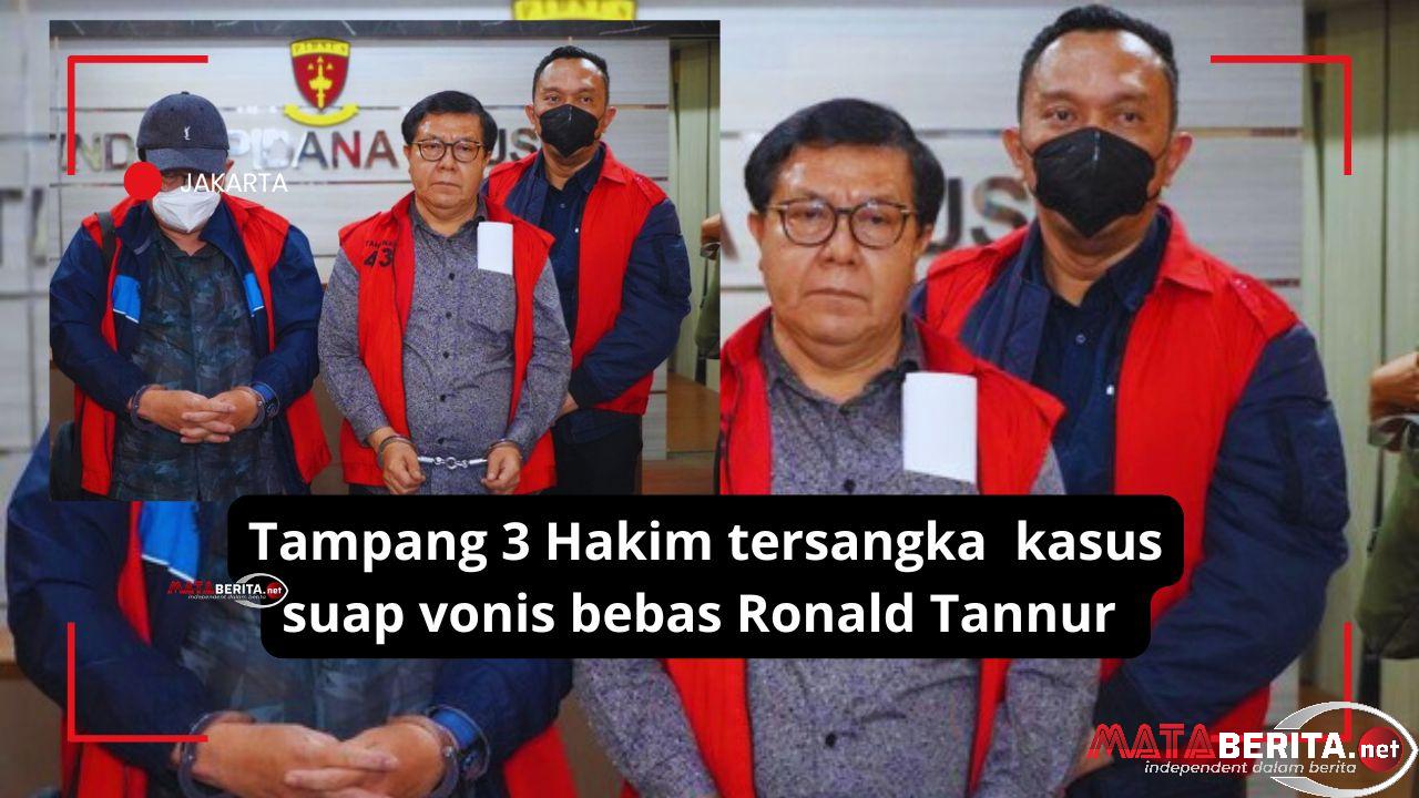 Tiga Hakim PN Surabaya Kasus Suap Vonis Bebas Ronald Tannur Dilimpahkan ke JPU