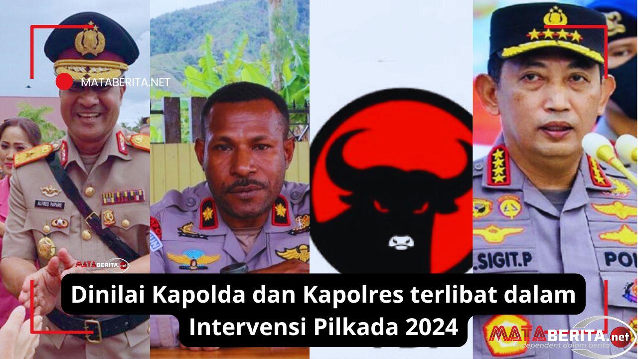 PDI Perjuangan Desak Kapolri Copot Kapolda Papua Tengah dan Kapolres Paniai