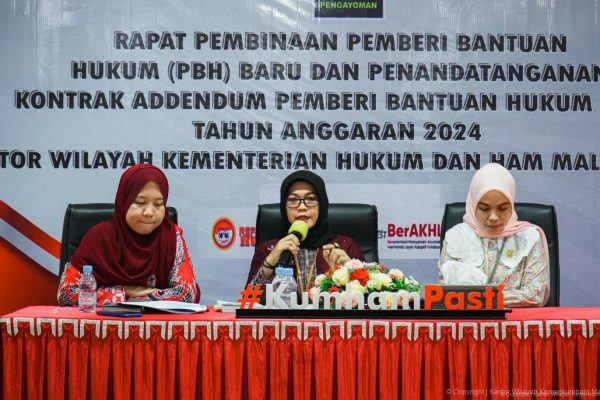 375 Bantuan Hukum Gratis Diberikan ke Warga Kurang Mampu di Maluku Utara