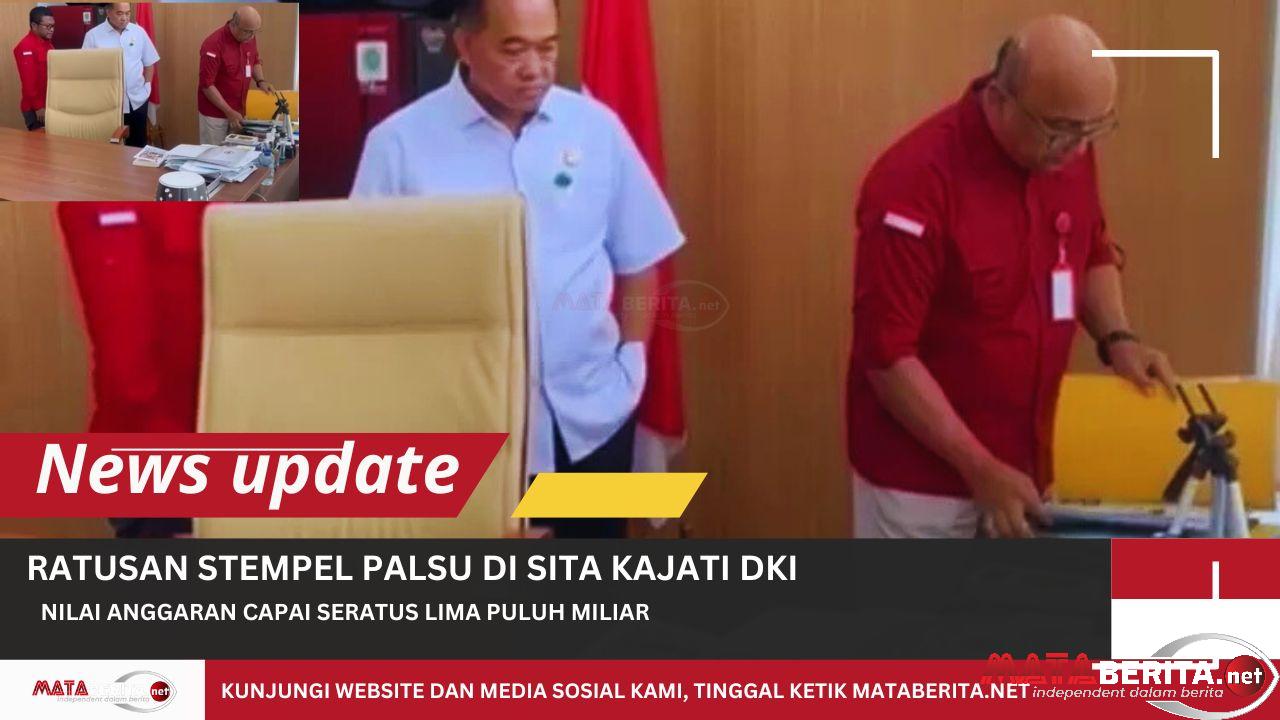 Kajati Sita Ratusan Stempel Palsu di Dinas Kebudayaan Provinsi DKI Jakarta