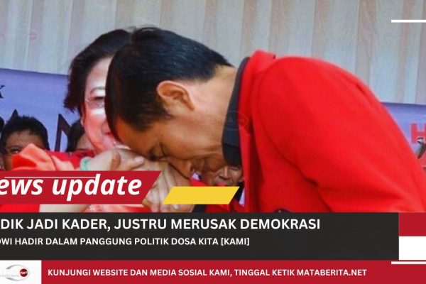 Elite PDIP Sangat Bersalah dan Berdosa Karena Hadirkan Jokowi ke Panggung Politik di Indonesia