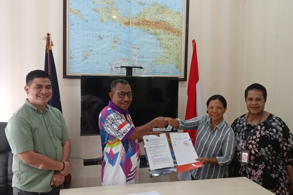 Resmi Kemenkumham Papua Serahkan Pemanfaatan Sewa Aset Bangunan BMN untuk Kantin